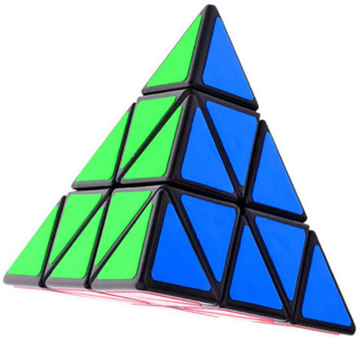 

Emob High Speed Neon Color Triangle Pyraminx Magic Cube Puzzle Toy Black(1 Pieces)