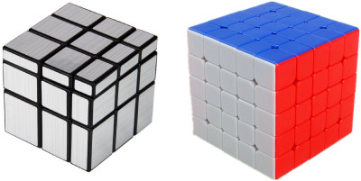 

Emob Magic Rubik Silver Mirror & 5x5 Combo Puzzle Cube Brainstorming Game Toy(2 Pieces)