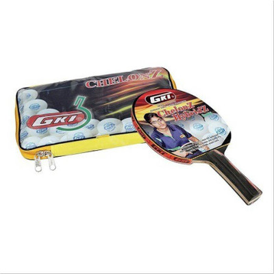 

GKI Chelonz Hybridz With Woden Case & Tetron Cover Multicolor Table Tennis Racquet(G4, 323 g)
