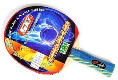 

GKI Offensive Rago In Foam Cover Multicolor Table Tennis Racquet(G4, 323 g)