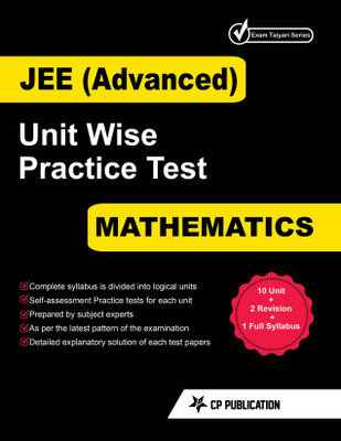 JEE Advanced Maths - Unit Wise Practice Test Papers By Career Point Kota(Paperback, Career Point Kota, CP Editorial)