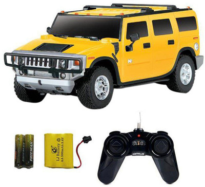 

Navkar Yellow Remote Control Rechargeable Hummer H2 Suv Car(Yellow)