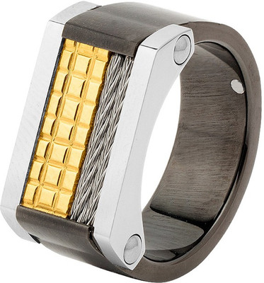 

Voylla Stainless Steel Ring, Silver