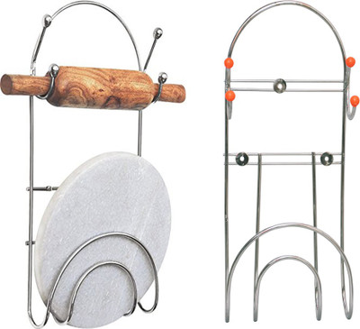 

zeomark zmropis Steel Kitchen Rack(Silver)