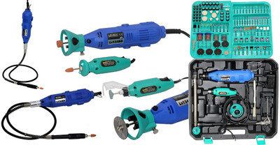 

Digital Craft EXCLUSVE ALL IN ONE 400 PCS COMBO ROTARY TOOLKIT , GRINDING & POLISHING DIY TWO ELECTRIC DIE GRINDER CUTTING MACHINE, DREMEL TOOLS. Rotary Tool(3 mm)