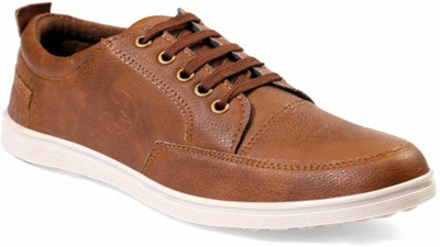 

NYN Men's Beige Synthetic Leather Casual Shoes Casuals For Men(Beige