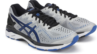 

Asics GEL-KAYANO 23 Running Shoes For Men(Grey, Silver/imperial/black