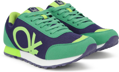 

United Colors of Benetton Sneakers For Men(Blue, Green, 902