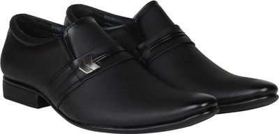 

Knot n Lace Corporate Slip On For Men(Black