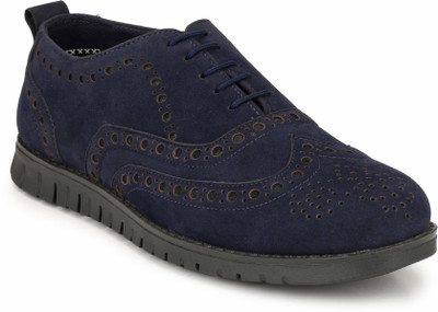 

Eego Italy Stylish and Trendy Brogues For Men(Blue