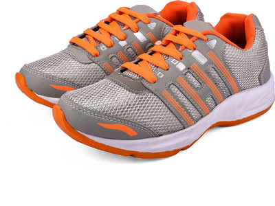 

RockSoft Sigma Running Shoes For Men(Orange, Grey, White