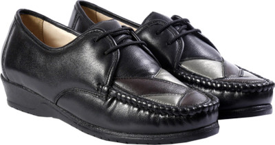 

JK Port Girls New Party Wear Lace Up For Women(Black