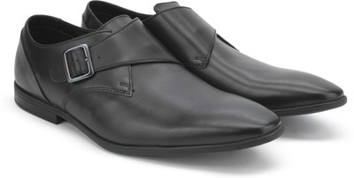 

Clarks Bampton Work Black Leather Lace Up For Men(Black