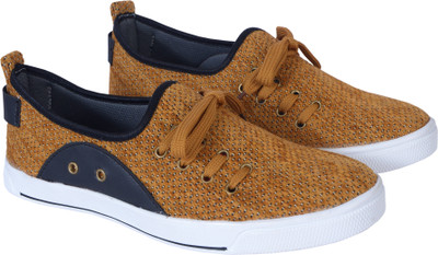 

Shoebook Canvas Shoes Casuals For Men(Tan