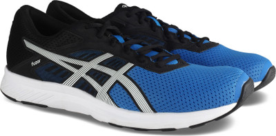 

Asics fuzor Running Shoes For Men(Black, Blue, Electric blue/white/black
