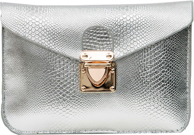 

Vincitore Women Casual Silver Nylon Sling Bag