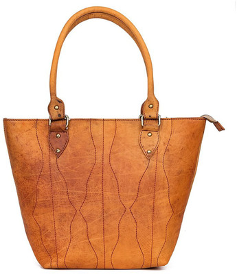 

Goatter Women Brown Genuine Leather Tote