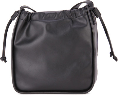 

French Connection Women Casual Black Genuine Leather Sling Bag