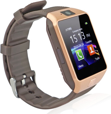 

RTZ Note4 Inbuilt Sim card and Memory Card Slot With Blutooth Brown Smartwatch(Brown Strap Free Size)