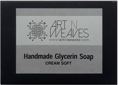 

Artnweaves Handmade Glycerin Soap Cream Soft(400 g, Pack of 4)