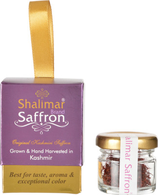 

Shalimar Brand Saffron 1Gram Premium Organic Kashmir Mogra All Red Saffron Kesar (1Pack of(1 g)