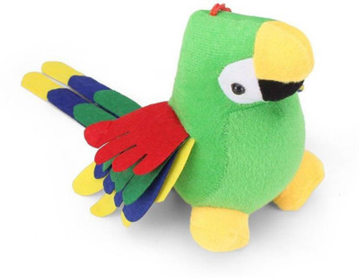 

Pari Collection PARROT SOFT TOY FOR KIDS - 10 cm(Multicolor)