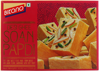 Bikano Desi Ghee Soan Papdi(250 g, Box)
