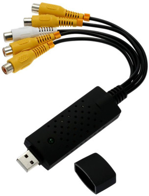 

anweshas TV-out Cable easy cap(Multicolor, For Laptop)
