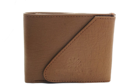 

Nietz Men Tan Genuine Leather Wallet(6 Card Slots)