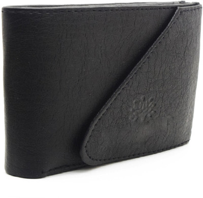 

Nietz Men Black Genuine Leather Wallet(5 Card Slots)
