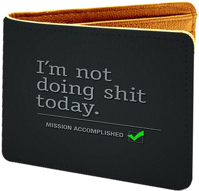 

WFCR Men Multicolor Canvas Wallet(4 Card Slots), Brown-3457
