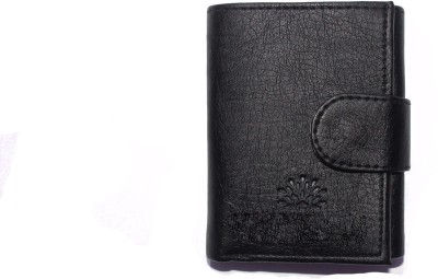 

Nietz Men Black Genuine Leather Wallet(5 Card Slots)