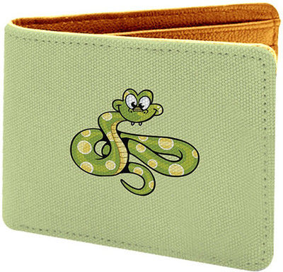 

REHBAR Men Multicolor Canvas Wallet(4 Card Slots), Brown-3480