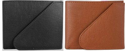 Poland Boys Black Artificial Leather Wallet(7 Card Slots)