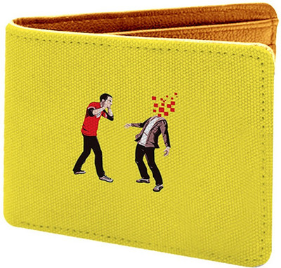 

WFCR Men Multicolor Canvas Wallet(4 Card Slots), Brown-3424