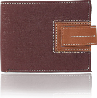 

Huntsman Men Brown Artificial Leather Wallet(3 Card Slots), Brown-tan
