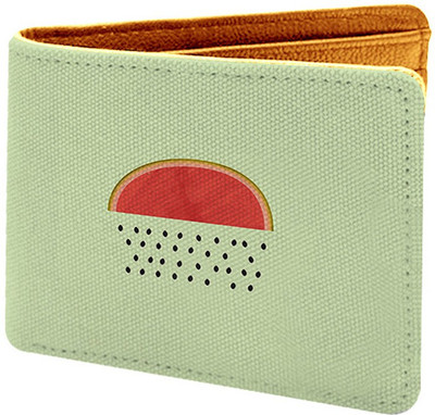 

REHBAR Men Multicolor Canvas Wallet(4 Card Slots), Brown-3492