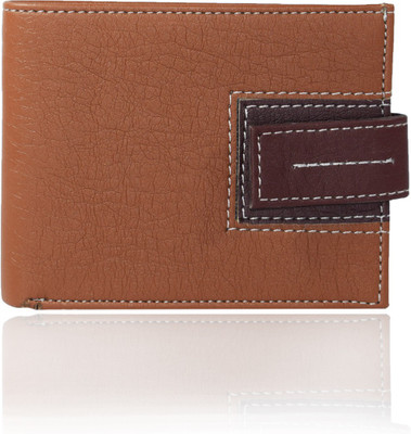 

Adam Zac Men Tan Artificial Leather Wallet(3 Card Slots), Tan-brown