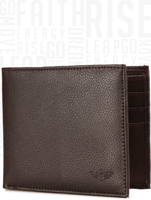 Metronaut Men Formal Brown Artificial Leather Wallet(6 Card Slots)