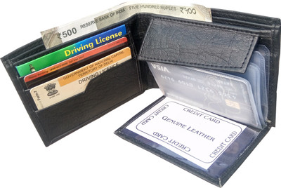 

Nirmal aksh Men Black Artificial Leather Card Holder(8 Card Slots)