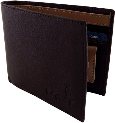 

Orbit Men Brown, Beige Genuine Leather, Fabric Wallet(4 Card Slots), Beige;brown