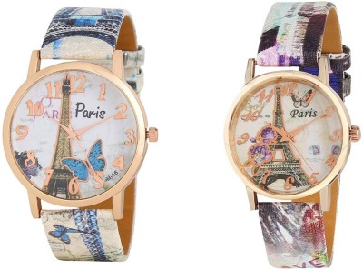 Keepkart Paris Affil Tower New Generation And Heavy Selling Friday Combo Pack Of - 2 For Women And Girls Watch  - For Girls   Watches  (Keepkart)