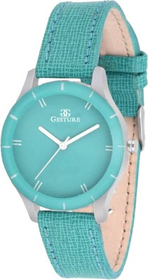 Gesture 101- Sky blue Special Exclusive Analog Watch  - For Girls   Watches  (Gesture)