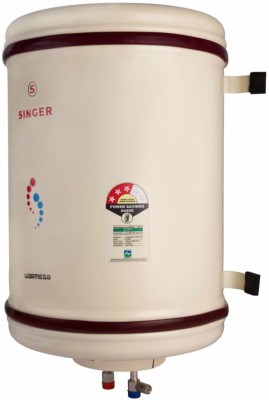 Singer 15 L Storage Water Geyser (Warmega, White)