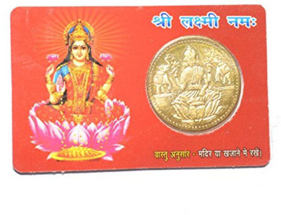 Earth Ro System  Shri Laxmi Yantra Coin Card - For Temple Home Purse Plated Yantra(Pack of 1) available at flipkart for Rs.180