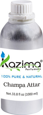 

KAZIMA Champa Perfume - Pure Natural Undiluted (Non-Alcoholic) Floral Attar(Champa)