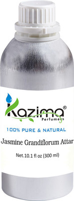 

KAZIMA Jasmine Grandiflorum Perfume For Unisex - Pure Natural (Non-Alcoholic) Floral Attar(Floral)