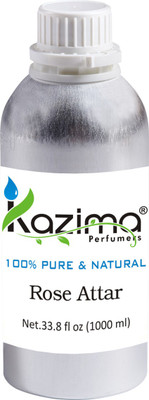 

KAZIMA Rose Perfume Pure - Pure Natural Undiluted (Non-Alcoholic) Floral Attar(Rose)