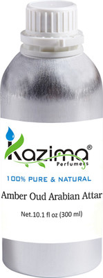 

KAZIMA Amber Oud Arabian Perfume For Unisex - Pure Natural (Non-Alcoholic) Floral Attar(Floral)