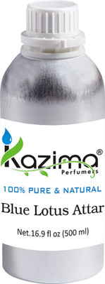 

KAZIMA Blue Lotus Perfume For Unisex - Pure Natural Undiluted (Non-Alcoholic) Floral Attar(Blue Lotus)